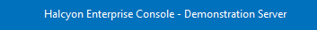 An image showing the Enterprise Console Title bar